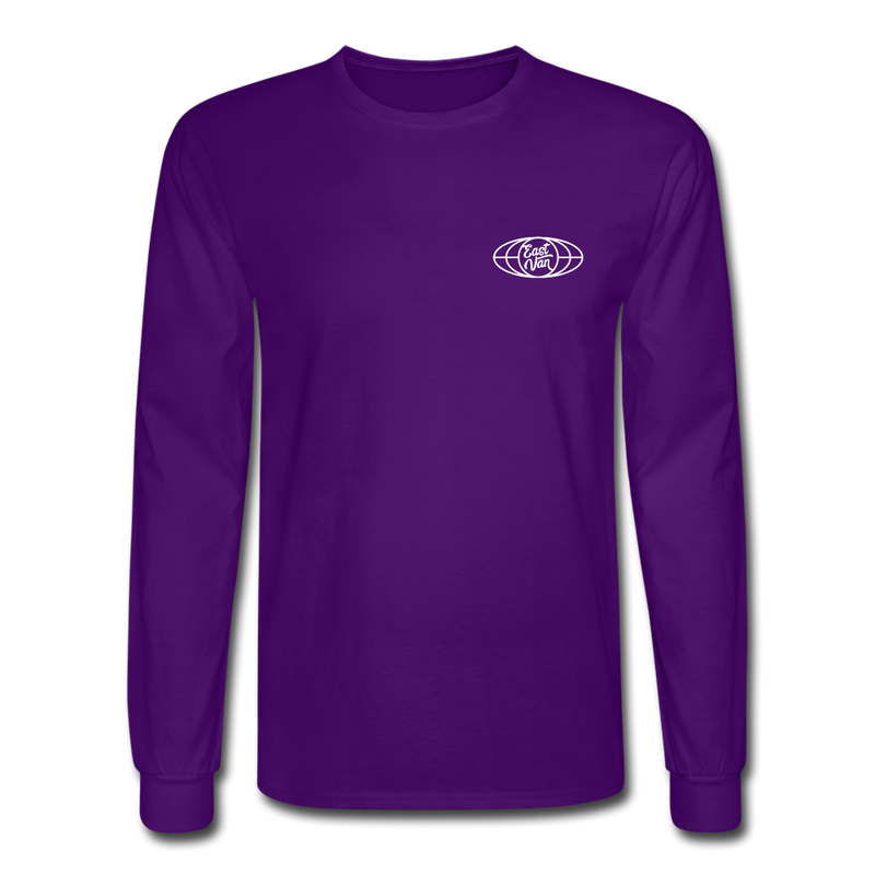 East Van by Newton Creative Men's Long Sleeve T-Shirt - purple