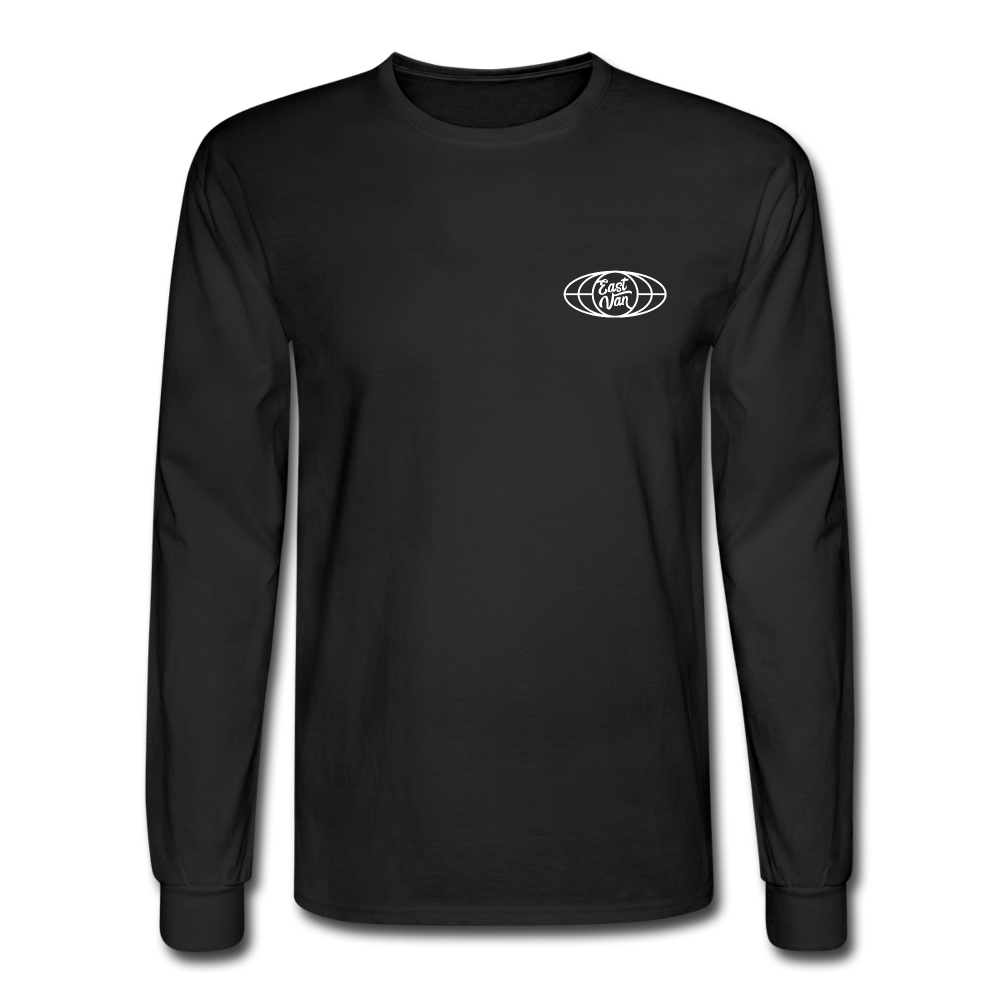 East Van by Newton Creative Men's Long Sleeve T-Shirt - black