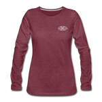 East Van by Newton Creative Women's Long Sleeve T-Shirt - heather burgundy