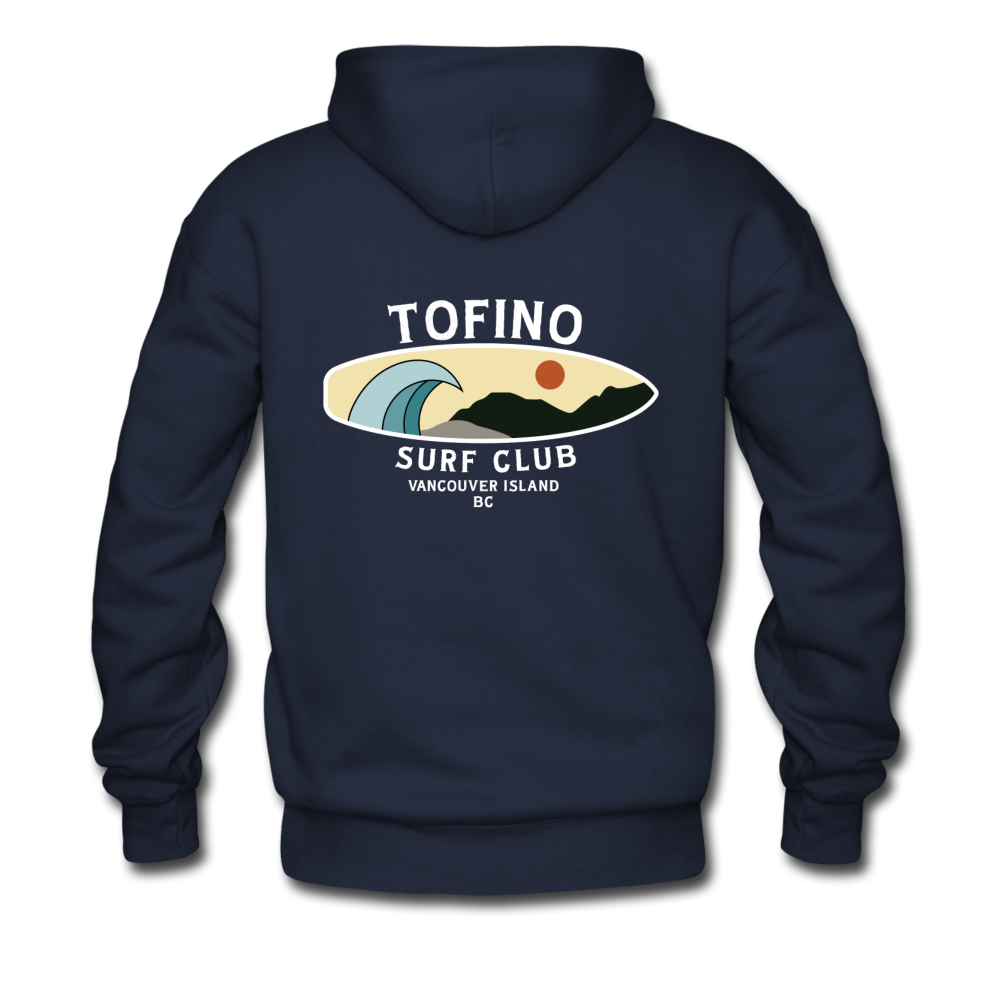 Tofino Surf Club by Newton Creative Men's Hoodie - navy
