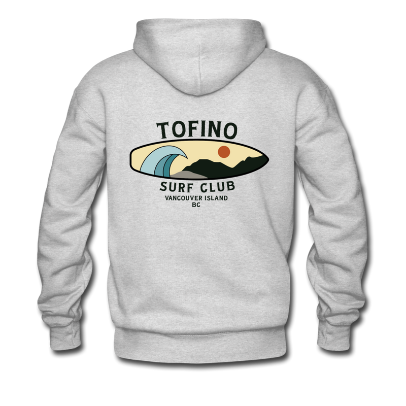 Tofino Surf Club by Newton Creative Men's Hoodie - ash 