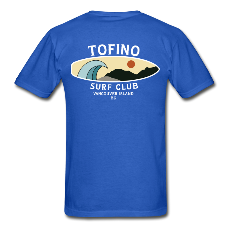 Tofino Surf Club by Newton Creative Ultra Cotton Adult T-Shirt - royal blue