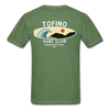 Tofino Surf Club by Newton Creative Ultra Cotton Adult T-Shirt - military green
