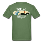 Tofino Surf Club by Newton Creative Ultra Cotton Adult T-Shirt - military green