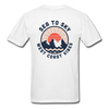 Sea to Sky by Newton Creative Ultra Cotton Adult T-Shirt - white