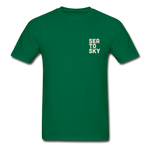 Sea to Sky by Newton Creative Ultra Cotton Adult T-Shirt - bottlegreen