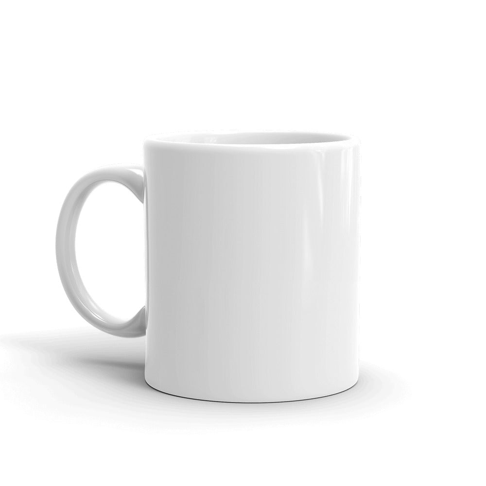 TUEX Let's Keep Going White glossy mug