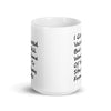 Stay away - White glossy mug
