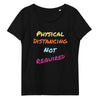 Physical Distancing not required Women's fitted eco tee